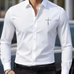 Men’s Slim Fit Formal Shirt - Thumbnail 1